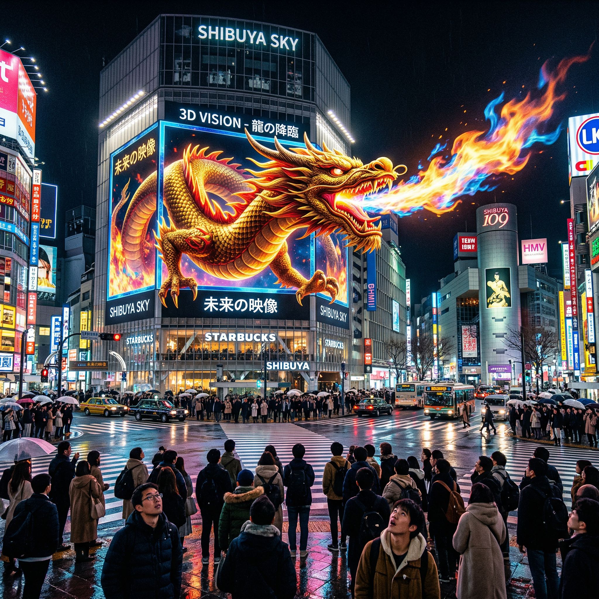 Glasses-free 3D LED Billboard
